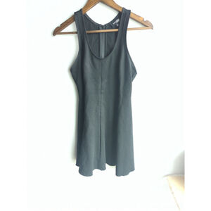 Wilfred Free Womens Mini Fit&Flair Black Dress Sz 4 Minimalist Cocktail Evening